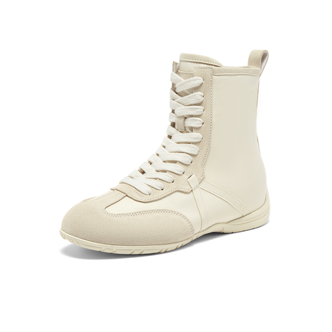 百思图2025冬季新款休闲靴时尚潮流户外街头运动女短靴A8727DD5