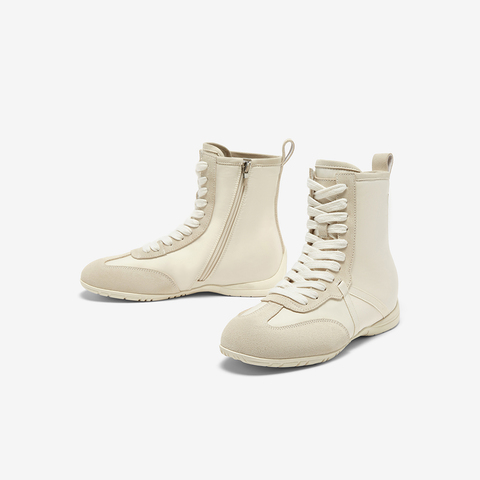 百思图2025冬季新款休闲靴时尚潮流户外街头运动女短靴A8727DD5