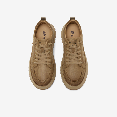 百思图2025秋季新款板鞋时尚潮流街头运动厚底男休闲鞋L3390CM5