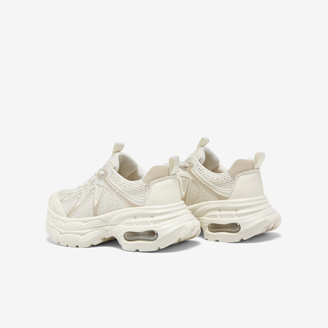 百思图2025秋季新款老爹鞋时尚潮流厚底增高女休闲运动鞋G5055CM5