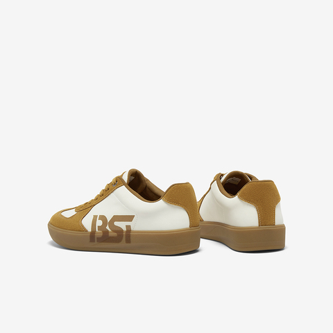 百思图2025秋季新款德训鞋时尚复古潮流运动男休闲鞋WOI01CM5