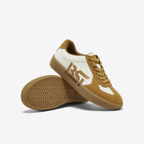 百思图2025秋季新款德训鞋时尚复古潮流运动男休闲鞋WOI01CM5