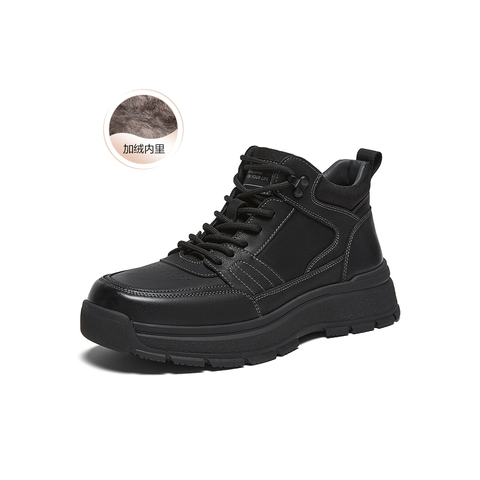 百思图2025冬季新款商场同款时尚户外运动男休闲鞋WDJ01DD5