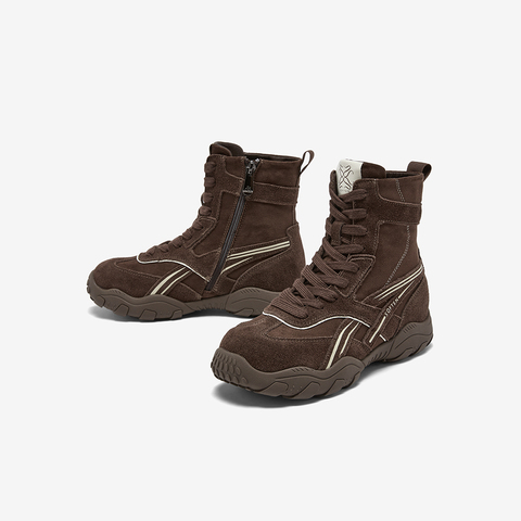 百思图2025冬季新款商场同款运动休闲靴时尚户外女短靴D3828DD5