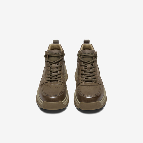 百思图2025冬季新款商场同款时尚户外运动男休闲鞋WDJ01DD5