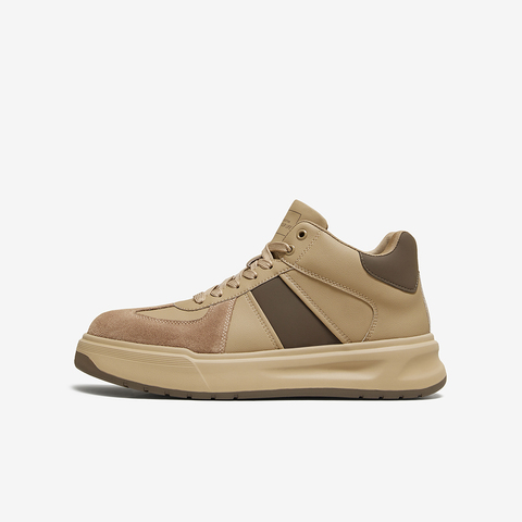 百思图2025冬季新款高帮板鞋时尚潮流户外运动男休闲鞋2552ADD5