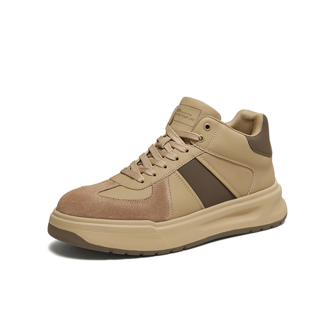 百思图2025冬季新款高帮板鞋时尚潮流户外运动男休闲鞋2552ADD5