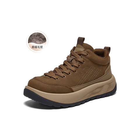 百思图2025冬季新款工装马丁靴时尚潮流街头运动男低靴25168DD5