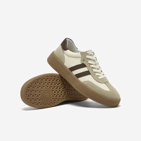 百思图2025秋季新款德训鞋时尚复古街头潮流男运动休闲鞋T280DCM5