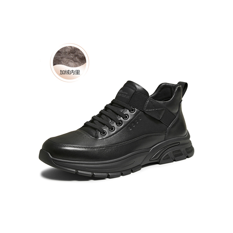 百思图2025冬季新款商场同款简约户外运动男休闲鞋72396DD5