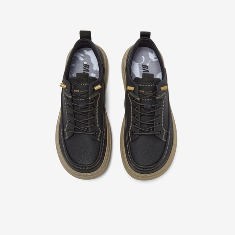 百思图2025秋季新款板鞋时尚潮流街头运动男休闲鞋YM002CM5