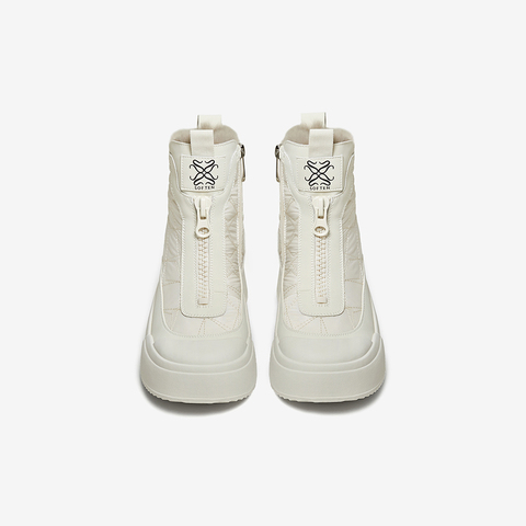 百思图2025冬季新款雪地靴时尚潮流户外保暖女短靴W3711DD5