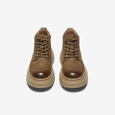 百思图2025冬季新款商场同款工装靴户外潮流运动男短靴V1079DD5