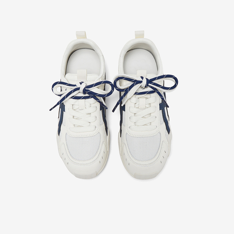 百思图2025夏季新款德训鞋时尚复古户外女运动休闲鞋D3633BM5