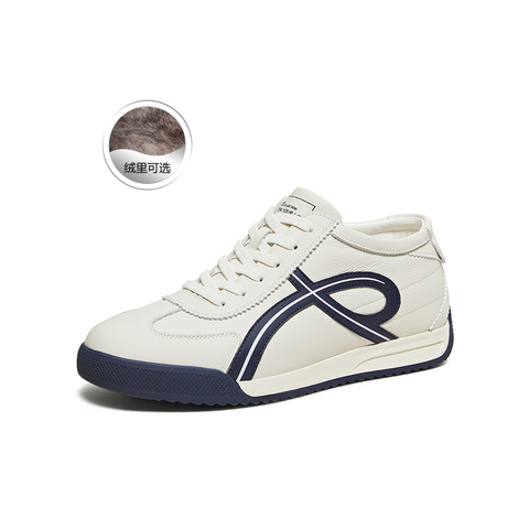 百思图2025冬季新款商场同款德训鞋时尚复古运动男鞋81307DM5