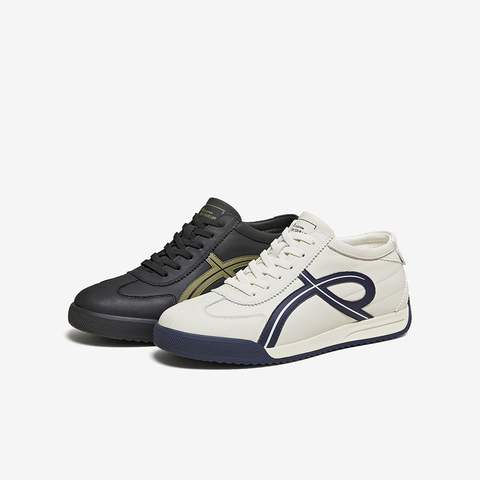 百思图2025冬季新款商场同款德训鞋时尚复古运动男鞋81307DM5