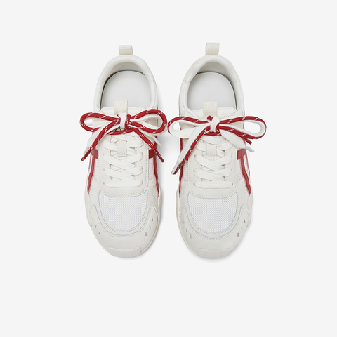 百思图2025夏季新款德训鞋时尚复古户外女运动休闲鞋D3633BM5