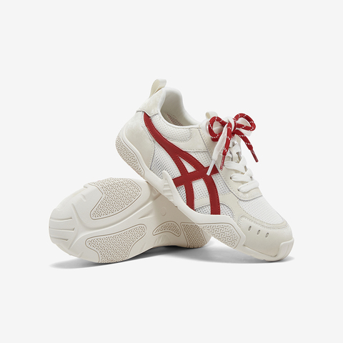 百思图2025夏季新款德训鞋时尚复古户外女运动休闲鞋D3633BM5