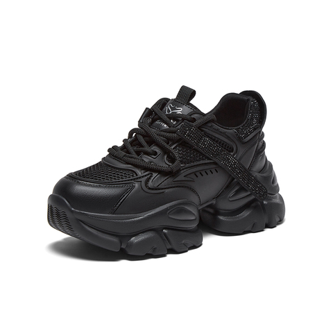 百思图2025秋季新款老爹鞋时尚户外运动厚底增高女休闲鞋D3717CM5