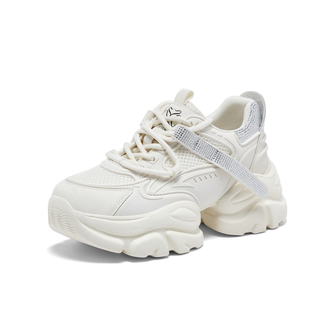 百思图2025秋季新款老爹鞋时尚户外运动厚底增高女休闲鞋D3717CM5