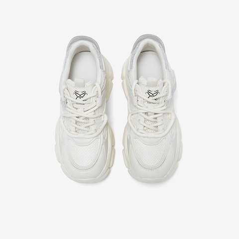 百思图2025秋季新款老爹鞋时尚户外运动厚底增高女休闲鞋D3717CM5