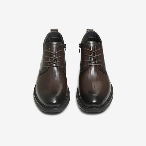 百思图2025冬季新款商场同款休闲皮鞋时尚商务男鞋61101DD5