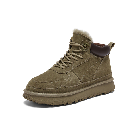 百思图2025冬季新款商场同款简约户外休闲男短靴25006DD5
