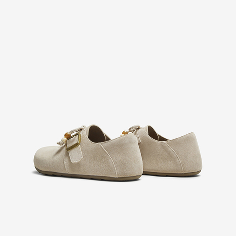 百思图2025秋季新款勃肯鞋时尚复古潮流休闲女单鞋D3317CM5