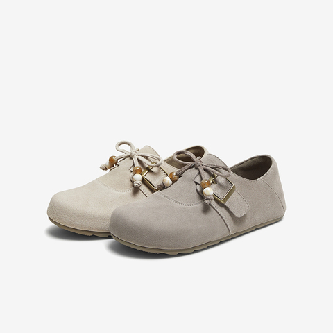 百思图2025秋季新款勃肯鞋时尚复古潮流休闲女单鞋D3317CM5