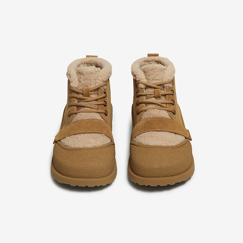 百思图2025冬季新款毛毛鞋时尚户外休闲运动女鞋W259DDD5