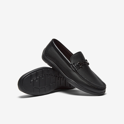 百思图2025秋季新款乐福鞋时尚简约商务通勤男休闲皮鞋51717CM5