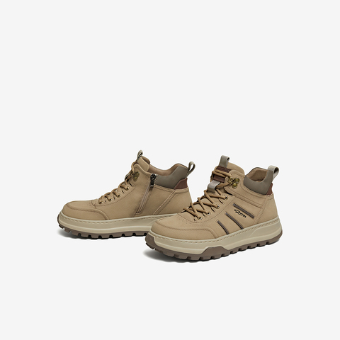 百思图2025冬季新款马丁靴时尚潮流街头运动男短靴W8M73DD5