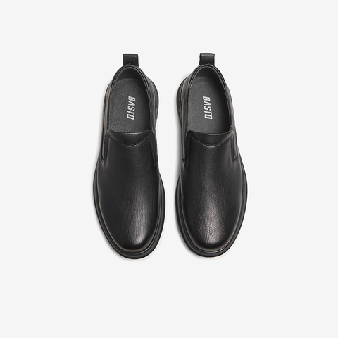 百思图2025秋季新款商场同款乐福鞋时尚商务男休闲皮鞋59727CM5