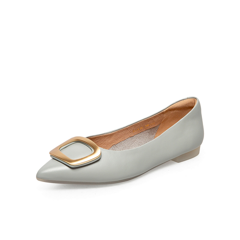 百思图2025春季新款商场同款简约休闲女单鞋RGR36AQ5