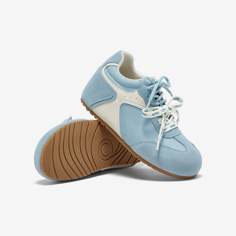 百思图2025秋季新款德训鞋时尚复古户外运动女休闲鞋A6628CM5