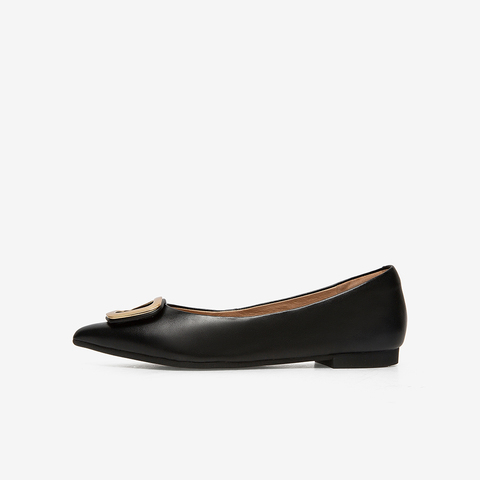 百思图2025春季新款商场同款简约休闲女单鞋RGR36AQ5