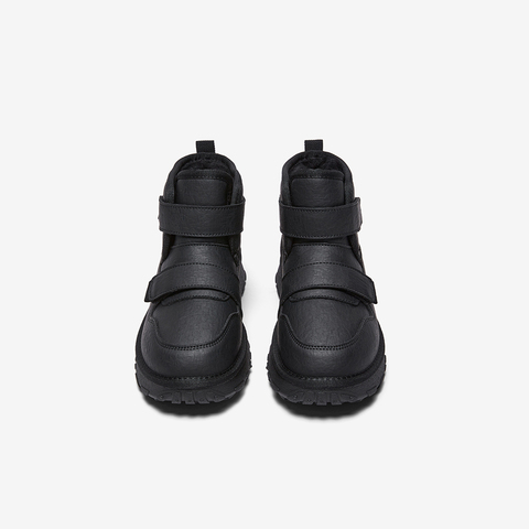 百思图2025冬季新款雪地靴时尚简约户外休闲男低靴25009DD5