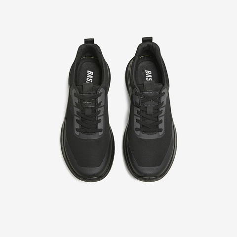 百思图2025秋季新款时尚简约户外运动厚底男休闲鞋82501CM5