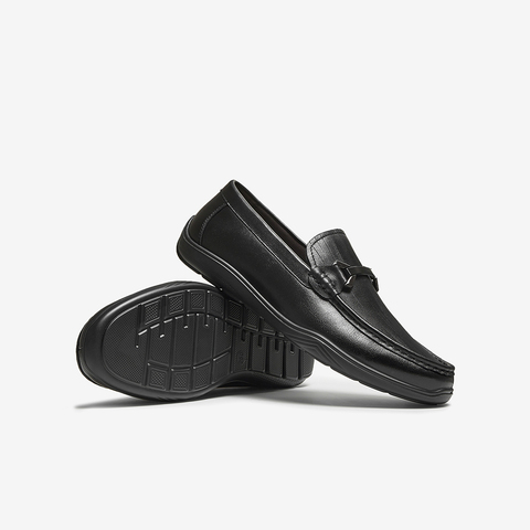 百思图2025秋季新款乐福鞋时尚商务通勤男休闲皮鞋51709CM5