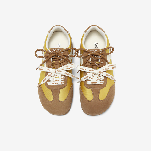 百思图2025秋季新款德训鞋时尚复古户外运动女休闲鞋A6628CM5