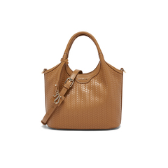 百思图2025秋季新款手提包时尚简约编织风单肩斜挎包女J3061CX5