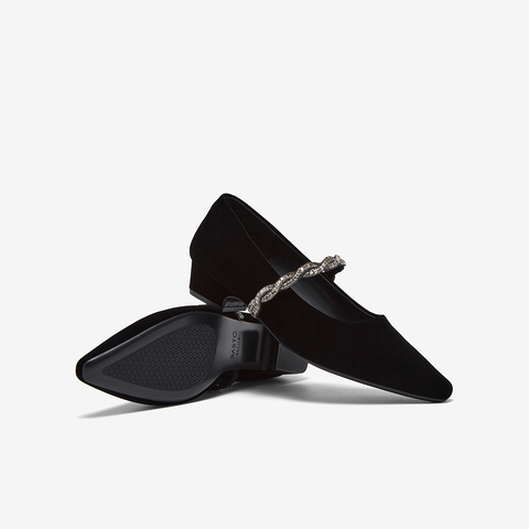 百思图2026春季新款商场同款玛丽珍鞋简约复古法式女单鞋W0128AQ6