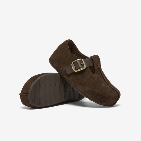 百思图2026春季新款商场同款勃肯鞋时尚复古休闲女单鞋B9539AM6