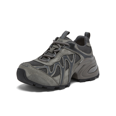 百思图2026春季新款商场同款老爹鞋时尚运动女休闲鞋G0720AM6