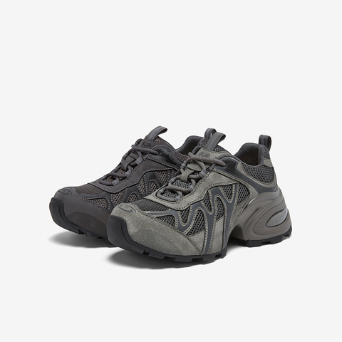 百思图2026春季新款商场同款老爹鞋时尚运动女休闲鞋G0720AM6