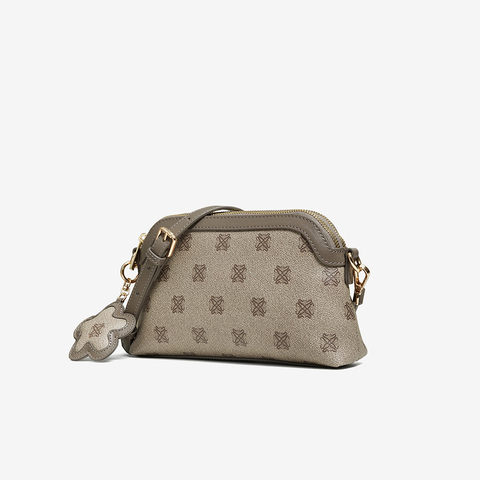 百思图2025春季新款商场同款小方包时尚通勤斜挎包女JA200AX6