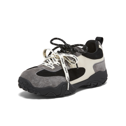 百思图2026春季新款商场同款德训鞋时尚潮流复古女休闲鞋A3060AM6