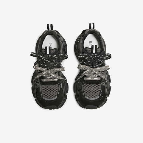 百思图2025春季新款老爹鞋时尚潮流户外女运动休闲鞋B7062AM6