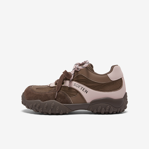 百思图2026春季新款商场同款德训鞋复古运动女休闲鞋A3601AM6