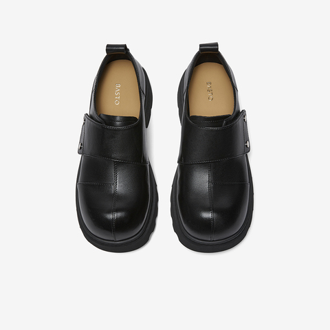 百思图2026春季新款商场同款牛津鞋时尚复古学院风女单鞋H6811AM6